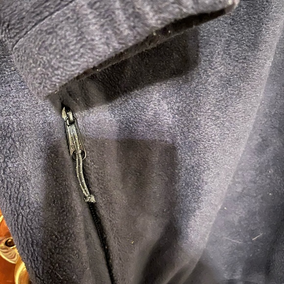 Columbia‎ Navy Blue Fleece Zip Up - XL - Picture 9 of 9